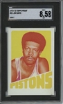 1972 Topps #51 Jim Davis 9 card progressive proof.